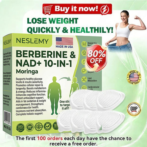 NESLEMY™ 10-in-1 Microneedle Patch — Daily Support for Fat Loss & Body Shaping